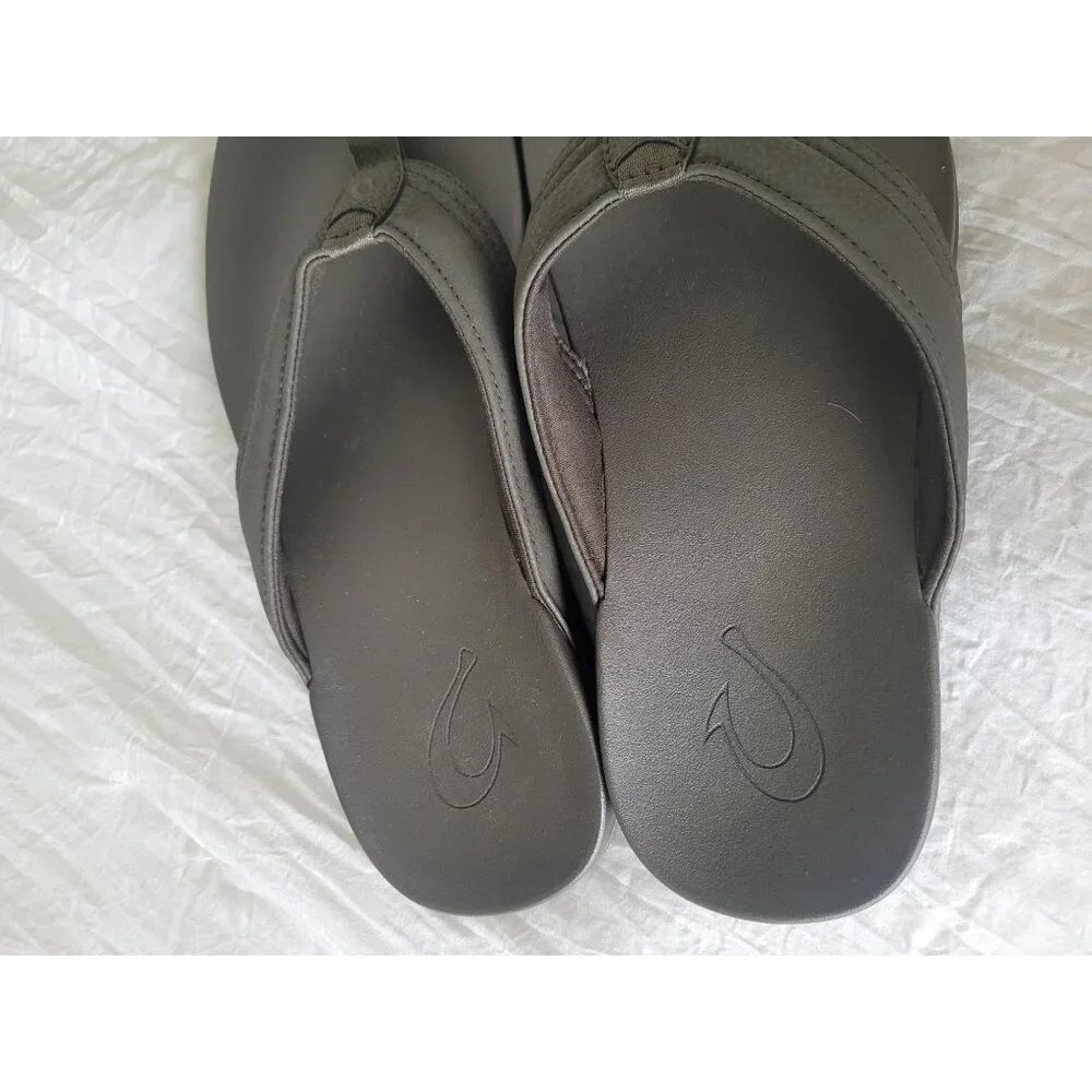 Olukai Mens Maha Thong Flip Flops 11 - Picture 3 of 5